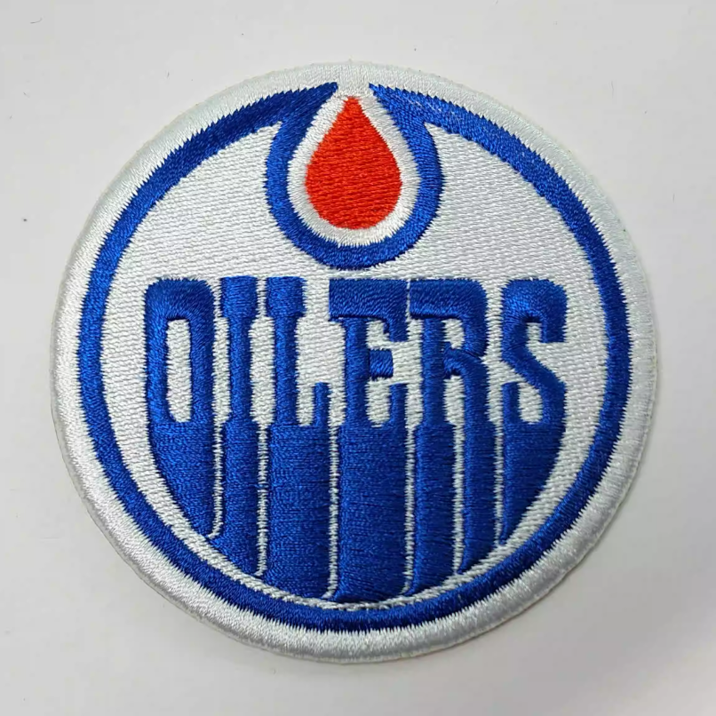 Edmonton Oilers Logo Iron on Patch 7.8cm